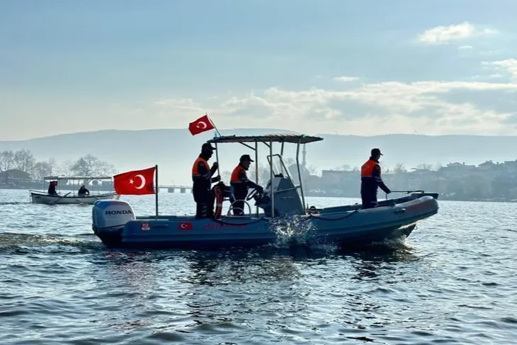 Bursa'da Uluabat Gölü'nde büyük operasyon